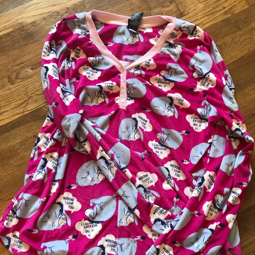 Disney Eeyore Pajama Shirt